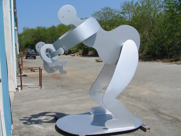 Mother & Child – Keith Haring (fabricated by Amaral Custom Fabrications)
