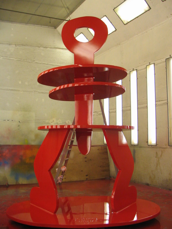 Ringed Figure – Keith Haring (Fabricated by Amaral Custom Fabrications)