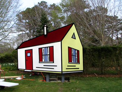 House – Roy Lichtenstein (fabricated by Amaral Custom Fabrications)